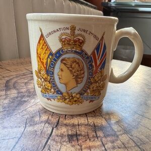 Coronation Mug Queen Elizabeth 1953